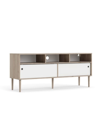 ebuy24 TV Tisch Penny Weiß 148 x 41 cm