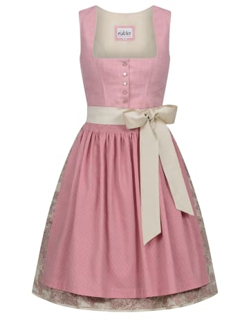 Nübler Midi Dirndl Gina in Rosa