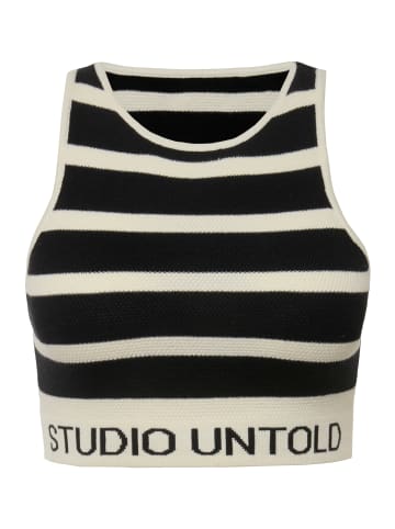 Studio Untold Strick-Top in schwarz