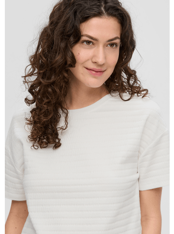 s.Oliver T-Shirt kurzarm in Creme