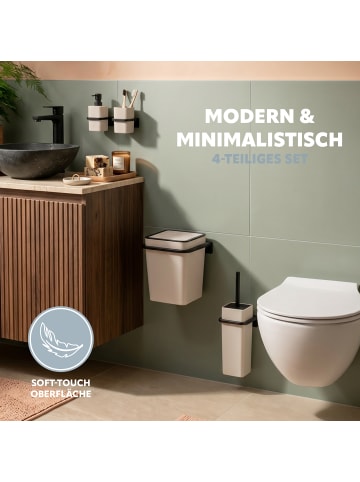 bremermann Bad-Accessoires Set SAVONA 4tlg. eckig