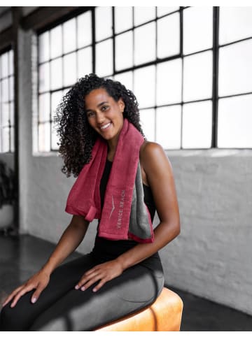 Venice Beach Towel VB Plus in ruby red