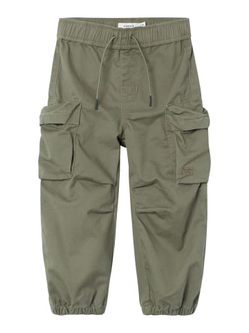 name it Chino Jogger Pants Cargo Hose mit Gummizug NMMBEN in Olive