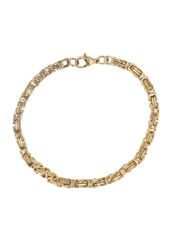 Adeliás Unisex Armband aus Edelstahl 20 cm in gold