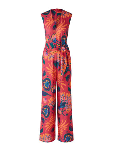 Oui Jumpsuit Silky Touch Qualität in pink orange