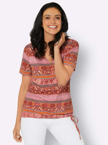 WITT WEIDEN Druck-Shirt in papaya-terra-bedruckt