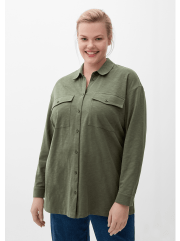 TRIANGLE T-Shirt langarm in Olive