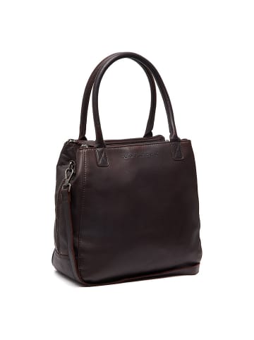 The Chesterfield Brand Solvin Schultertasche Leder 30 cm in brown