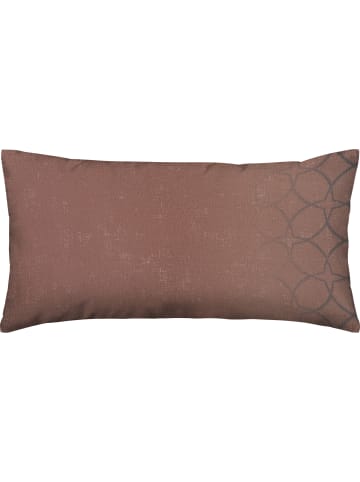 Erwin Müller Fein Biber Kissenbezug in braun-petrol