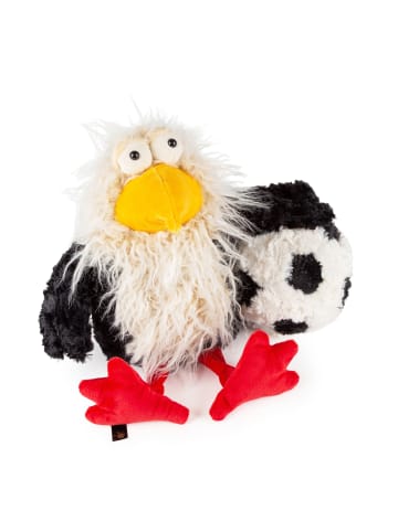 Sigikid Plüschtier Fußball Adler Bolzbert , BeastsTown in schwarz/weiß