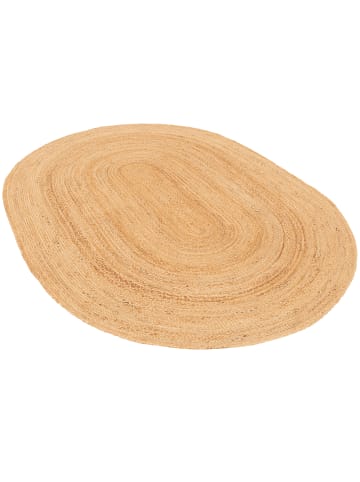 Pergamon Naturfaser Teppich Jute Salsa Natur Uni in Beige