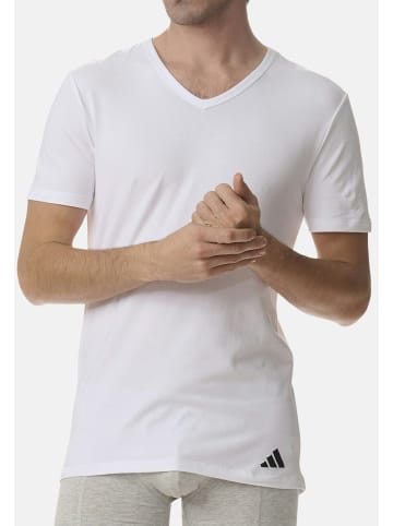 Adidas Sportswear Unterhemd / Shirt Kurzarm Active Flex Cotton in Weiß