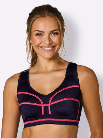 WITT WEIDEN Sport-BH ohne Bügel in marine-fuchsia