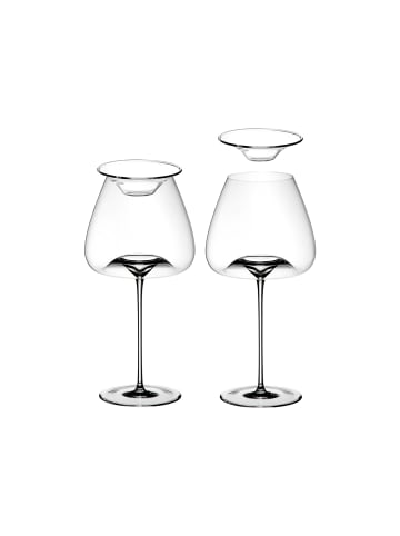 ZIEHER 2er Set Weingläser + Deckel Vision Balanced 850 ml in transparent