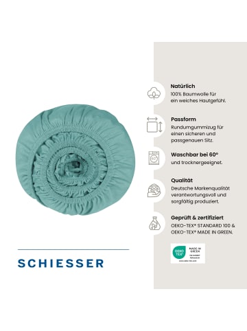 Schiesser Spannbettlaken Jessi in Mint