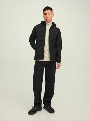 Jack & Jones Hybrid Kapuzen Übergangsjacke Stepp Blouson JCOTOBY in Schwarz
