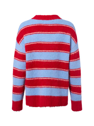 SAMSOE & SAMSOE Pullover Sajeanne in rot hellblau - 0001