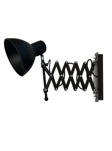Licht-Erlebnisse Wandlampe (B)16 x (H)24 cm in Schwarz
