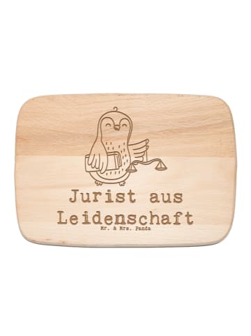 Mr. & Mrs. Panda Hackbrett Jurist Leidenschaft mit Spruch in Transparent