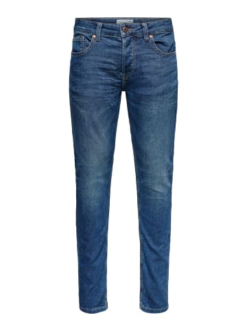 ONLY & SONS Slim Fit Jeans in Blue Denim