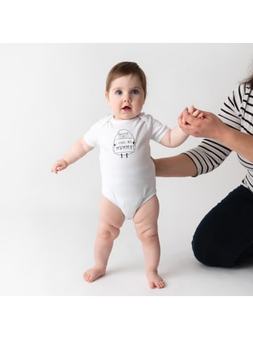 Schlummersack Bio Baby-Body kurzarm in Weiß