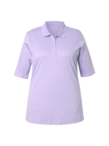 Ulla Popken Poloshirt in lavendel