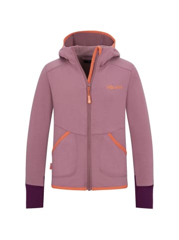 Trollkids Fleece-Jacke "Saltfjord" in Orchidee Rosa/Pfirsich