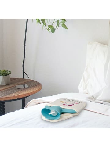 Mr. & Mrs. Panda bettwärmflasche Einhorn Künstler mit Spruch in Weiß