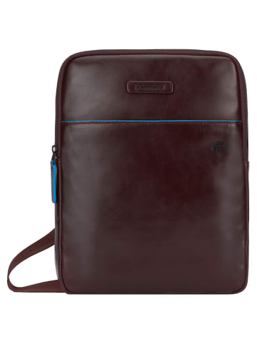 Piquadro Blue Square Revamp Umhängetasche Leder 22 cm in mahogany