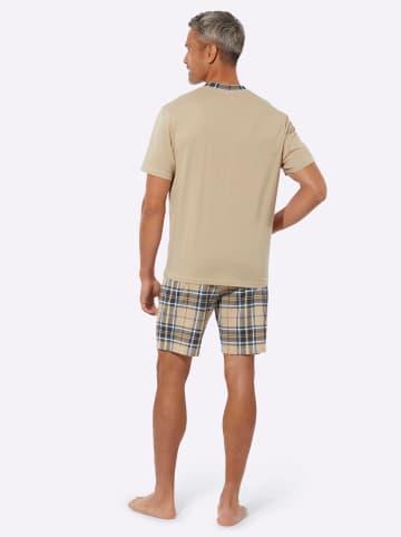 Sieh an! Shorty in beige-kariert