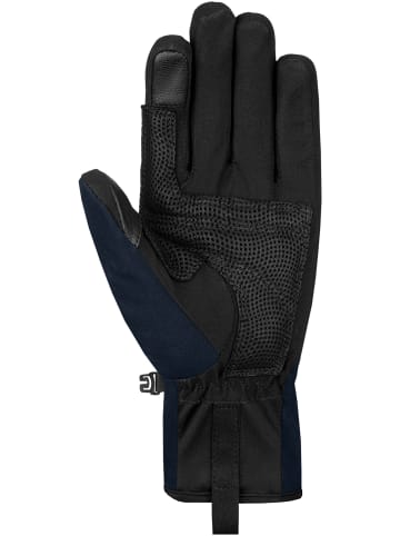 Reusch Fingerhandschuhe Trooper TOUCH-TEC™ Lady in 7470 black/dress blue/gold