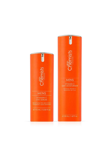 skinChemists 2-tlg. Set: Vitamin-C-Tagescreme & Augenserum für Herren