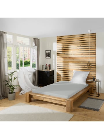 REDBEST Single-Jersey Spannbettlaken Pittsburgh in hellgrau