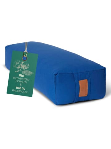 Lumaland #DoYourYoga Yoga-Bolster Paravati - gefüllt mit Bio-Buchweizenschalen - 67x22x1