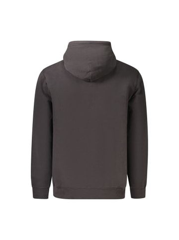 Schwarz Baumwolle Herren Sweatshirt