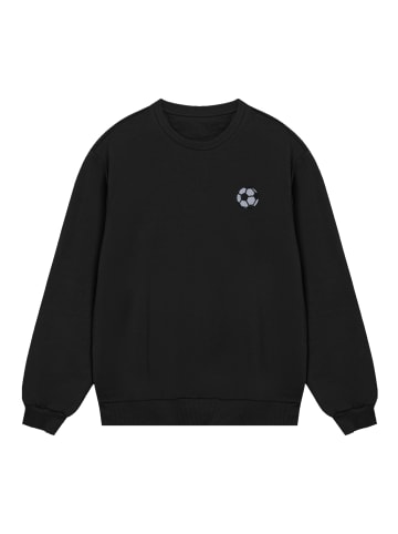 F4NT4STIC Sweatshirt Soccer Bestickt in schwarz