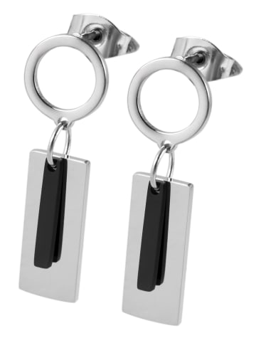 Adeliás Damen Ohrringe – Ohrstecker aus Edelstahl in silber