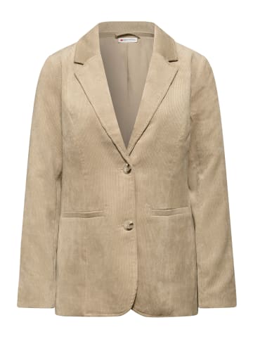 Street One Corduroy Blazer in Sanded Beige