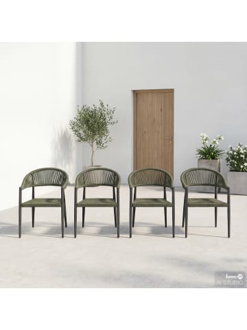 home24 Gartenstuhl Serafi in Grün