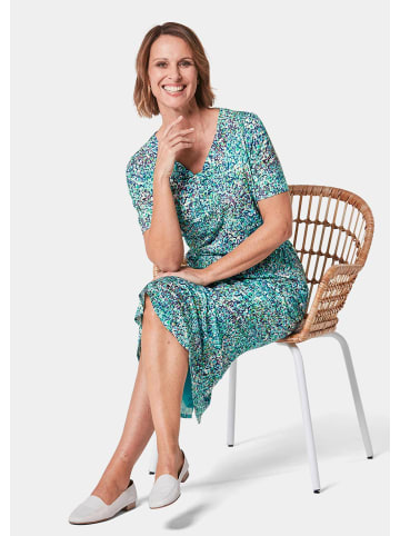GOLDNER Kurzgröße:  Weiches Jersey-Set mit Grafik-Muster in bunt / gemustert