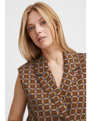 b. young BYROWAN VEST - JERSEY Loose fit in Monk´s Robe Mix