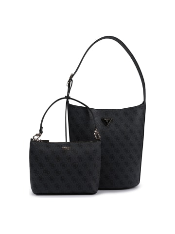 Guess Meridian Schultertasche 24 cm in coal logo