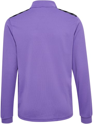 Hummel Halbreißverschluss Sweatshirt Hmlauthentic Kinder in DAHLIA PURPLE/ASPHALT