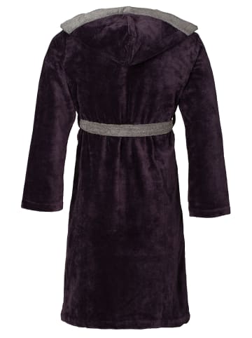 Vossen Bademantel mit Kapuze in anthrazit
