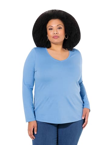 Ulla Popken Shirt in helle kornblume