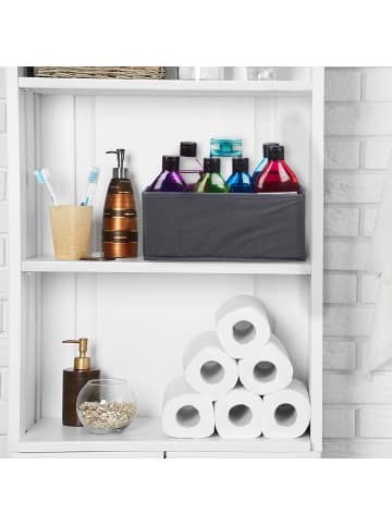relaxdays 6-tlg. Schubladen Organizer Set in Grau
