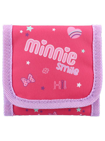 Disney Minnie Mouse Disney Minnie Portemonnaie – Kinder Geldbörse rosa mit Fächern in Rosa