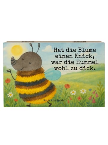 Mr. & Mrs. Panda Erinnerungsbox Hummel flauschig Design mit Spruch in Weiß