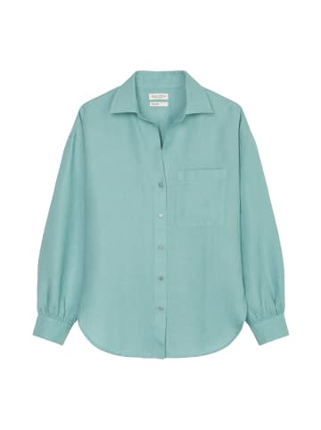 Marc O'Polo Leinenbluse regular in soft teal