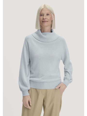 Hessnatur Hessnatur Strick-Pullover Relaxed aus Cashmere mit Recyclinganteil in hellblau